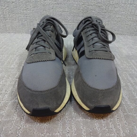 ADIDAS Iniki Men’s Size 11 US Gray Four Core Black Athletic Running Shoes BY9732 - Picture 2 of 11